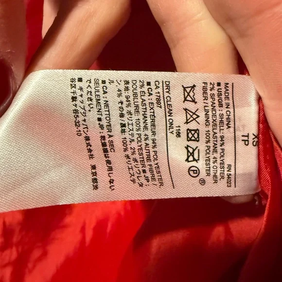 Banana Republic Bold Red Blazer - Picture 3 of 4